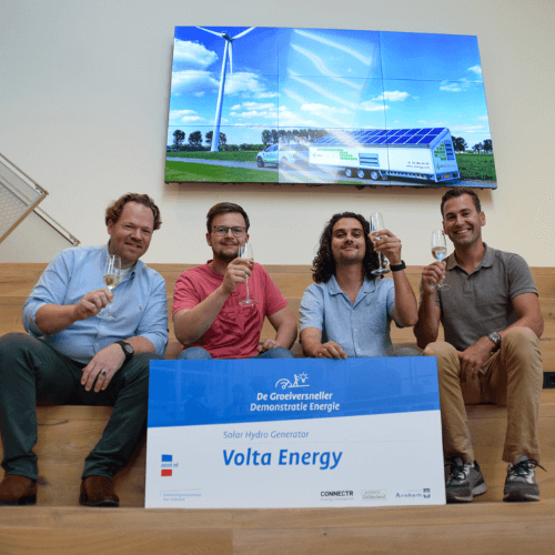 De Groeiversneller Demonstratie Energie uitgereikt aan Volta Energy